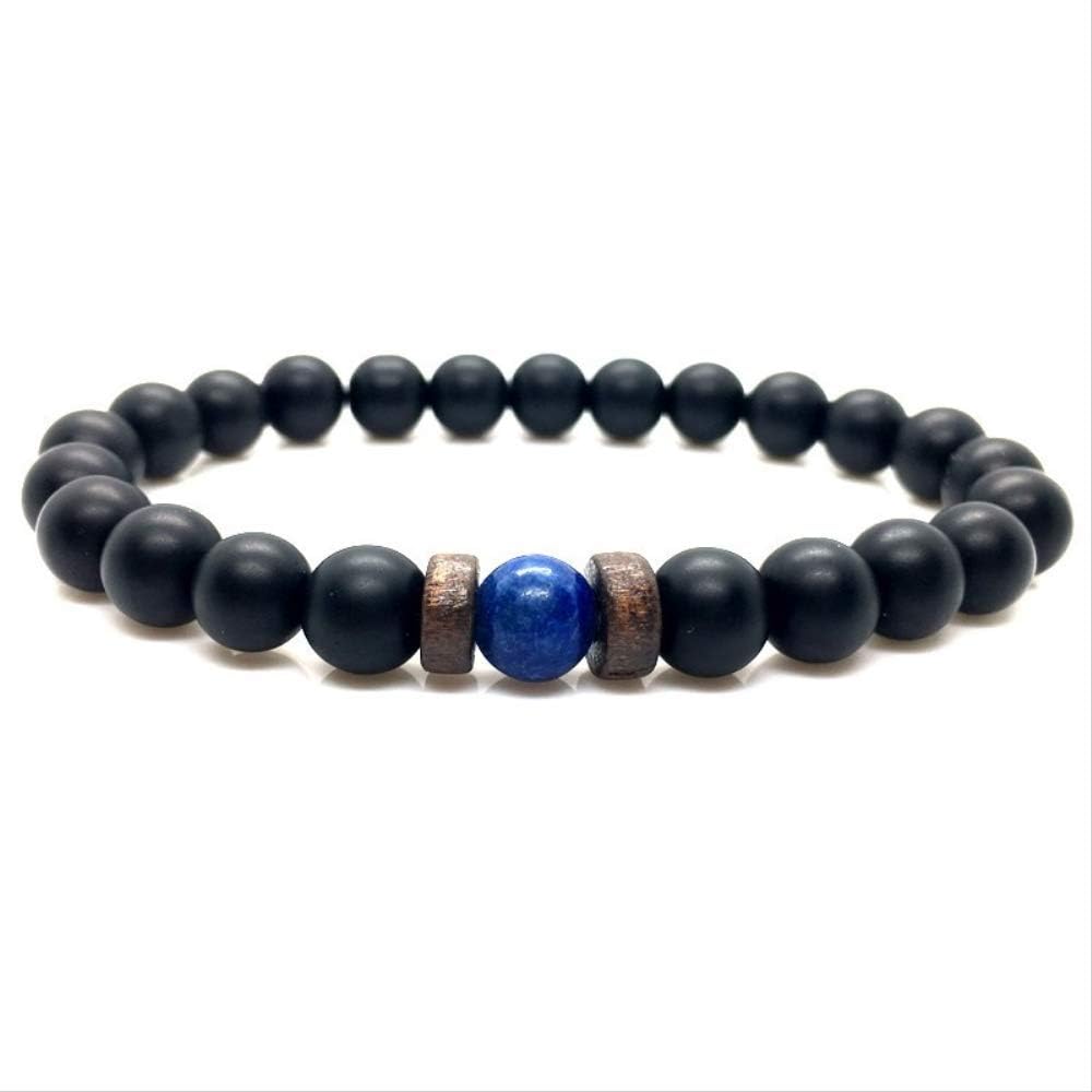 TOUT Bracelet Men Bracelet Natural Moonstone Bead Tibetan Buddha Bracelet Chakra Lava Stone Diffuser Bracelets Men Jewelry Gift 8