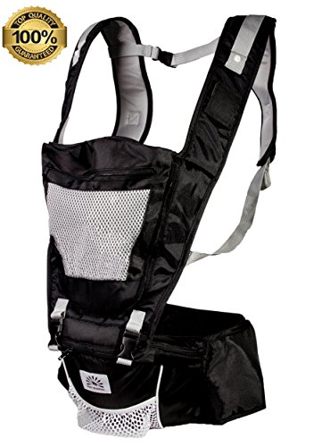 Babi Bambino Best New Style Baby Ergonomic Carrier Sling Soft Hip Seat
Hood and Headphone Port Best Black - new longer waist belt Babi Bambino Best New Style Baby Ergonomic Carrier Sling Soft Hip Seat
Hood and Headphone Port Best Black - new longer waist belt