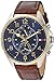 Tommy Hilfiger Men's Quartz Stainless Steel and Leather Casual Watch, Color:Brown (Model: 1791275)