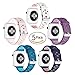 Compatible for Watch Breathable Band 38mm 40mm 42mm 44mm, Silicone Replacement Wristband Sport Strap with TPU Protective Case Replacement with Watch Series 4,3,2,1, 5 Pack - 38mm