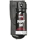 SABRE RED Pepper Gel - Police Strength - Tactical Series with 18-Foot (5.5M) Range, 18 Bursts & Belt Holster