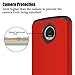 Moto Z Play Case, Venoro [Shockproof] Slim Hybrid Dual Layer Armor Defender Rugged Protective Case Cover for Motorola Moto Z Play/Moto Z Play Droid (Red)