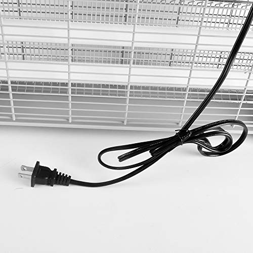 Hengtong Electric Mosquito Killer Fly Bugs Zapper Insects Pest Control Trap UV Lamp with Wall Hanging Chain - 2 X 10W Tubes - 430 sq.ft Coverage