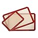 AIDEA Baking Mat 3-piece - Half Sheet Set of 3 Red