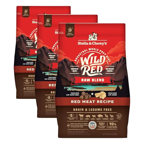 Stella & Chewy's Wild Red Dry Dog Food Raw Blend High Protein Grain & Legume Fr…