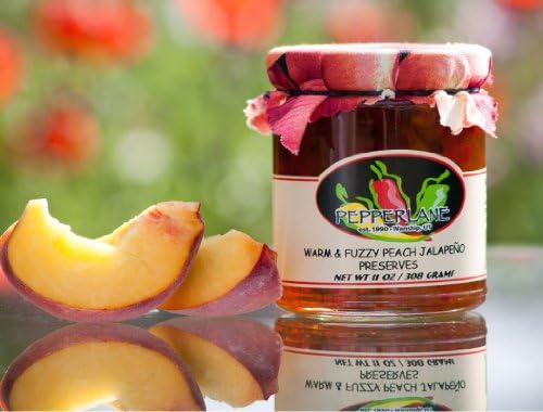 Warm &amp; Fuzzy Peach Jalapeno Preserves(3 pack)