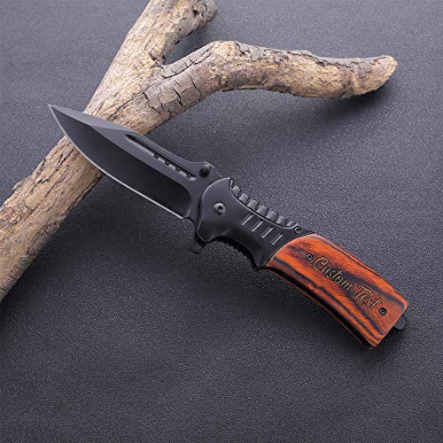 Custom Pocket Knife for Men Engraved Knives Personalized Gifts for