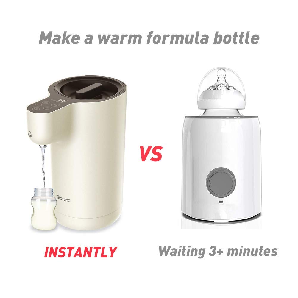 POTATO Baby Formula Kettle Water Kettle with Precise Temperature Control Formula Mixing Water Kettle 1.1L Boil-Dry Protection Quick Bottle Warmer Boiler Heater for Night Feeding : Baby