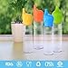 YJWB Silicone Sippy Cup Lids (5 Packs) - Leakage Cup for Infants and Toddlers，Sippy Cup with lid