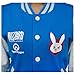 DAZCOS US Size Cotton Blue Baseball Letterman Jackets with Pockets (Women X-Large)