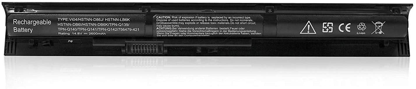 VI04 756743-001 756743-001 756745-001 756479-421 HSTNN-DB6K HSTNN-LB6K Laptop Battery Replacement for HP ProBook 440 G2 450 G2 TPN Q139 Q140 Q141 Q142 Q143 Envy 14 15 17 Series(14.8V 2600mAh)
