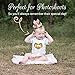 Bump and Beyond Designs Baby Girls First Birthday Outfit for One Year Old - One Gold Glitter Heart Shirt (12-18 Months)