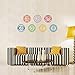 Vinyl Chakras Stickers (Set of 7 Pieces) Health Aum Meditation Yoga Meditation Symbol Art Wall Decals Home Decoration Mantra Meditation Carved Stickers
