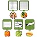 LOVKITCHEN Vegetable Chopper Dicer Slicer Cutter Manual/Vegetable Grater with 11 Interchangeable Blades - Multi-functional Adjustable Vegetable & Fruit Chopper Dicer with Storage Container