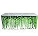 Rhode Island Novelty Green Metallic Foil Fnge Table Skirt 144 Inch x 30 Inch Party Decoration