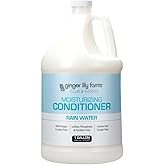 Ginger Lily Farms Club & Fitness Moisturizing Conditioner for Dry Hair, 100% Vegan & Cruelty-Free, Rain Water Scent, 1 Gallon (128 fl oz) Refill