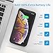 Swaller Battery Case for iPhone X/XS, 4100mAh Ultra Slim Protective Charging Case Rechargeable Extended Battery Pack for 5.8 inch iPhone X/XS (Black)