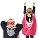 Justice League 4 different Superhero Cape and Mask Costumes Come with 295+ Stickers Take Party Pack Gifts for Kids (Grils)