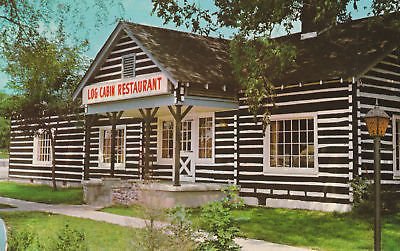E8047 Tn Hurricane Mills Log Cabin Restaurant Postcard At