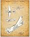 Curtiss P-40 Warhawk Fighter Ground-Attack Airplane - 11x14 Unframed Patent Print - Makes a Great Home or Office Decor and Gift Under $15 for World War II (WWII) Pilots