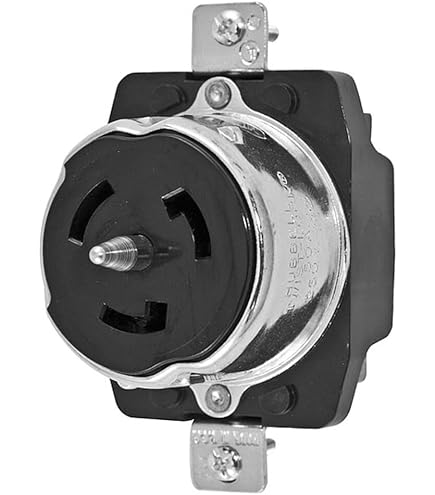Hubbell CS8364C Locking Connector, 50 amp, 3 Phase 250V, 3 Pole 4