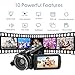 Video Camera Camcorder with IR Night Vision, WEILIANTE 18X Digital Zoom 24.0Mega Pixels Full HD Digital Video Camera Recorder (Two Batteries Included)