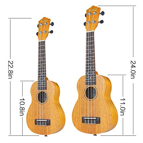 6 Ukulele+Mahogany+Ukuleles+Beginner+Soprano