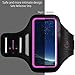 LOVPHONE Galaxy S8 Plus/S9 Plus Armband Sport Running Exercise Gym Sportband Case for Samsung Galaxy S8 Plus/S9 Plus,Fingerprint Sensor Access Supported,Water Resistant and Sweat-Proof(Rosy)