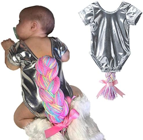 Newborn Animal Romper, TRENDINAO Baby Gold/Silver Outfits Clothes for Birthday/New Year Photography