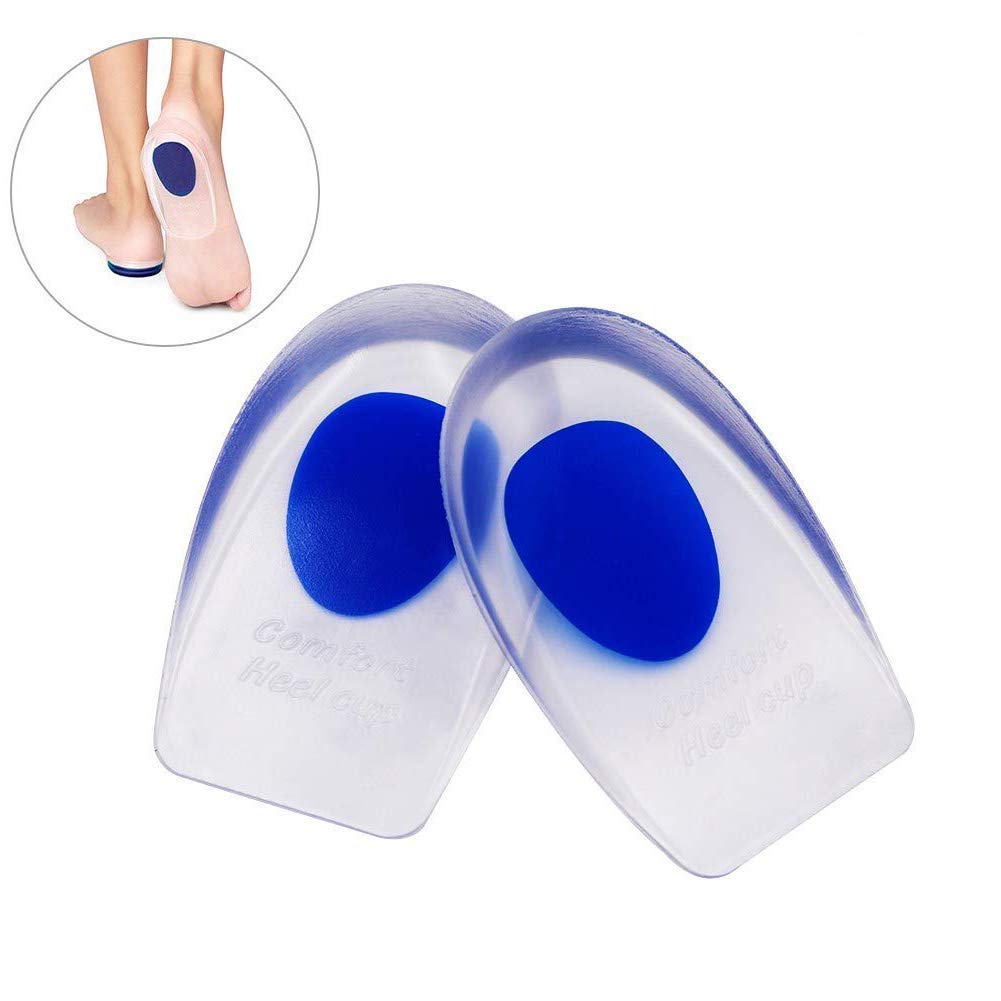 Silicone Gel Heel Cups, Shoe Inserts Silica Gel Pads Insole