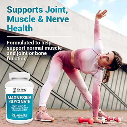 Dr. Berg's Magnesium Glycinate 360mg Fully Chelated Magnesium