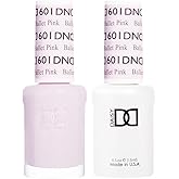 DND Gel Polish Set, Pink Collection, UV/LED GelPolish and Air Dry Nail Lacquer, Matching Chip-Free Polish Duo, 0.5 Fl Oz Each