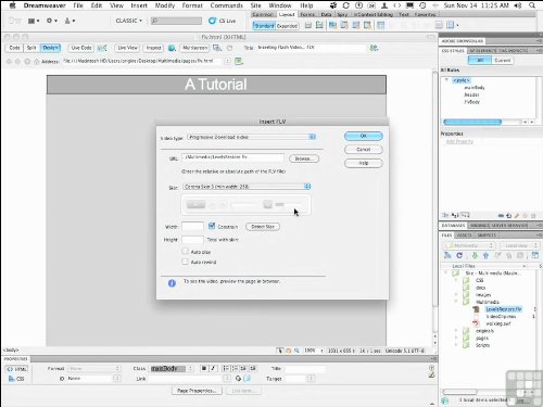 Learning Dreamweaver CS5 Tutorial DVD - Training Video