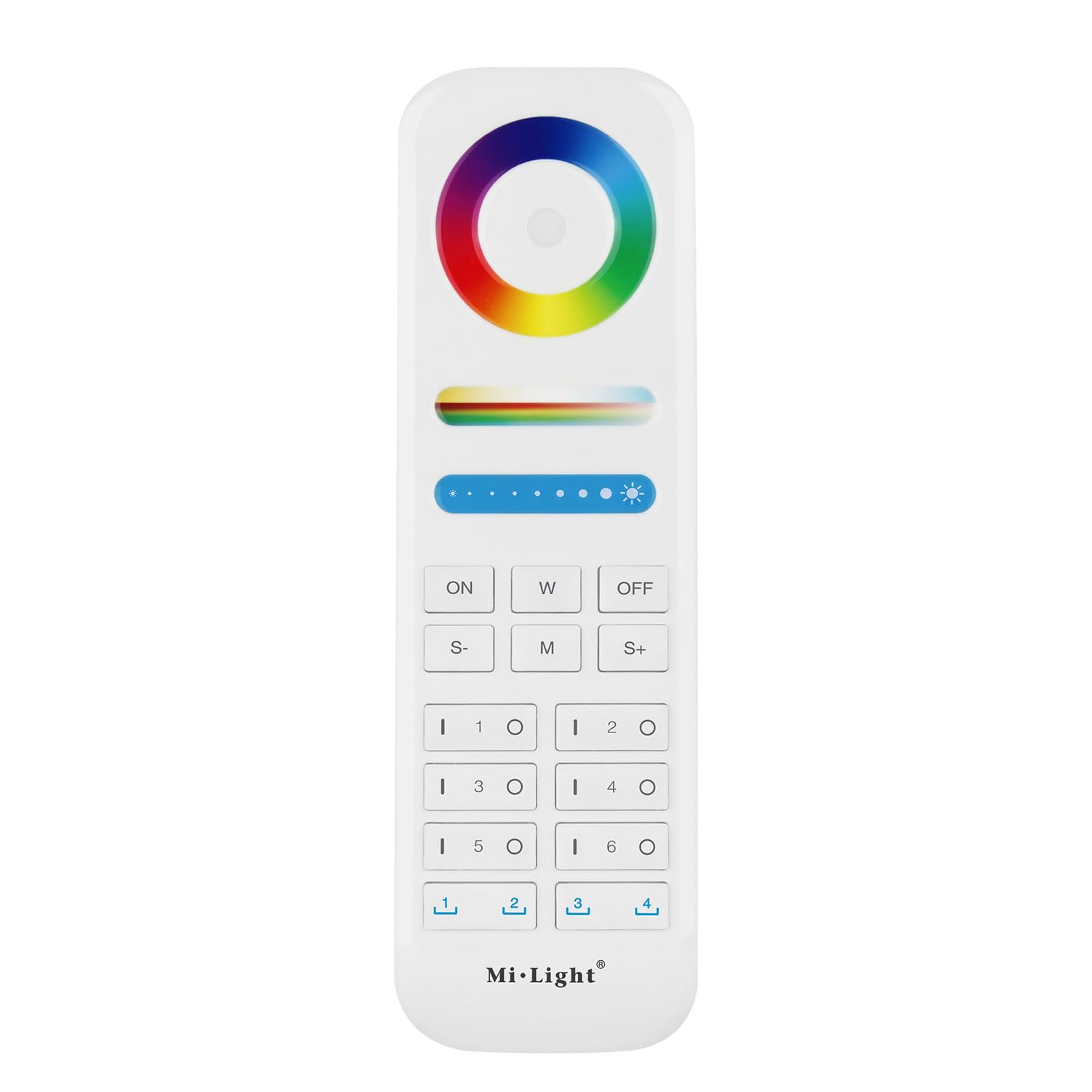 LIGHTEU®, Miboxer Milight 6-Zone RGBCCT remote control, 2.4GHz compatible with Miboxer RGBCCT series lamps and controllers, fut089S — image 1