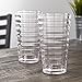 Splash 18-ounce Plastic Tumblers | set of 8 Clear