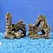 Tfwadmx Simulation Resin Mountain Aquarium Ornaments Decorations Large Fish Tank Rock Cave Ruins Plants Decorthumb 2
