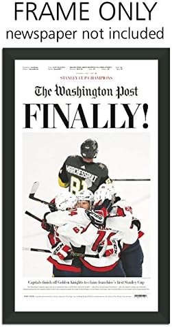 Washington Post - Washington Capitals Newspaper Frame