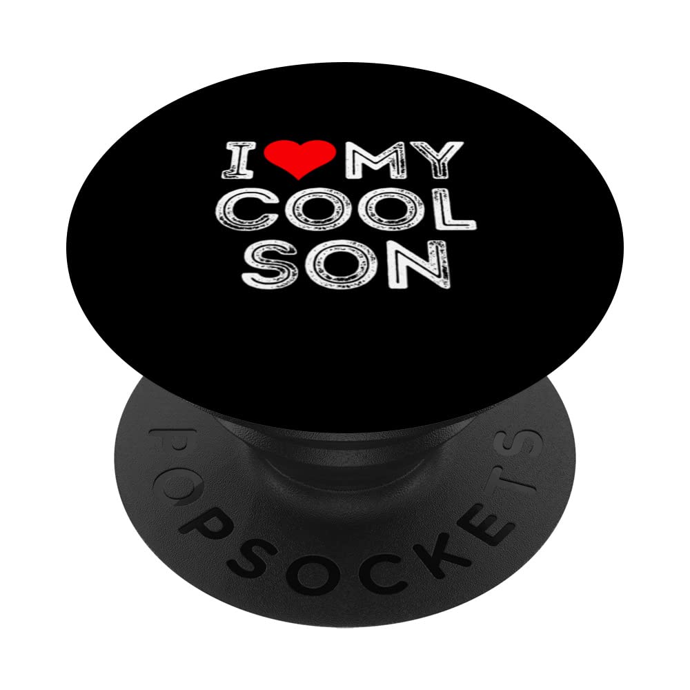 I love my cool son Heart PopSockets Swappable PopGrip