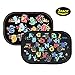 Bespick Car Window Sun Shades for Baby Car Sun Blocker with Cartoon Pattern - Auto Sunshades Protectors - Blocks Harmful UV Rays Sunlight Heat - Protection Your Kids and Pets(2 Pack) (A)