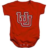 University of Utah Official Distressed Primary Unisex Infant Snap Suit for Baby