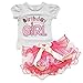 EGELEXY Baby Girls Little Princess T-Shirt and Petticoat Skirt 2-Piece Outfit