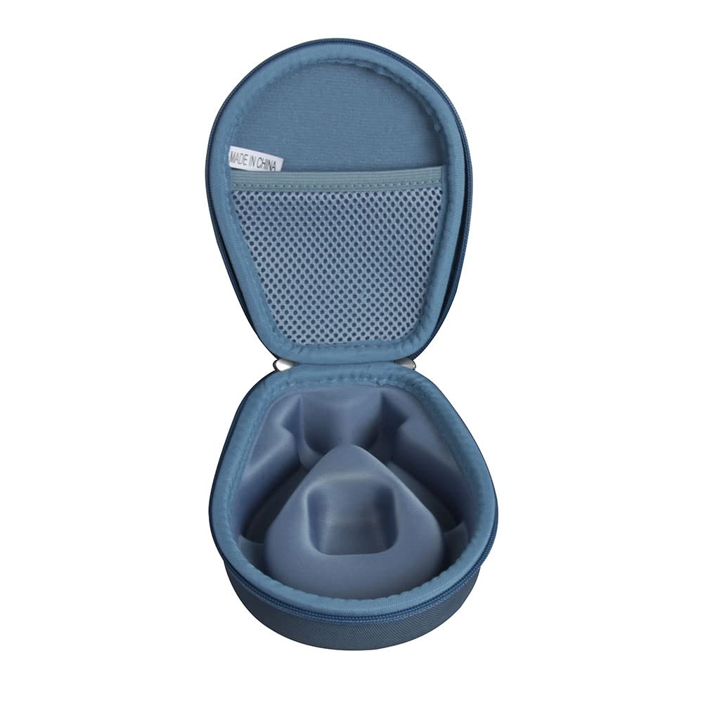 Hard EVA Travel Case for AfterShokz Trekz Titanium Bone Conduction Bluetooth Sports Headphones (AS600) by Hermitshell (Blu Oceano)