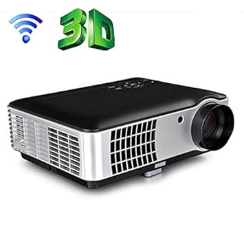 PLAYTM 5000 lumens Android Full HD Smart WI-FI, HDMI, USB Portable 1920 x 1080P Home Theater 3D LED Projector (Android + WIFI)