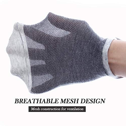 image for Jormatt 8 Pairs Men's No Show Socks Sneaker Shoes Mesh Knit Low Cut So