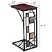 Kleeger Sofa Side Table with Cup Holder: Modern Coffee/Snack Table for Living Room, Bedroom, Dining Room| Contemporary Wood End Table| Elegant, Stylish Side Table| Perfect for Small Rooms