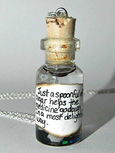 A Spoonful of Sugar, Bottle Necklace, Handmade
