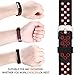 Maledan Replacement Bands Compatible for Fitbit Alta, Fitbit Alta HR and Fitbit Ace, Accessory Sport Bands Air-Holes Breathable Strap Wristbands with Stainless Steel Buckle, Black/Red, Large