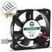 Usongshine 3D Printer Cooling Fan 50 x 50 x10mm 5010 DC 12V Cooling Fan with 2Pin Wire, 2 Packs of Mounting Screws (12V Pack of 2)