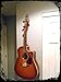 Axe Guitar Hanger - Hardwood Studio Guitar Wall Mount - Iron Cross Logo