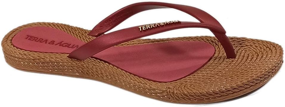 terra e agua chinelos